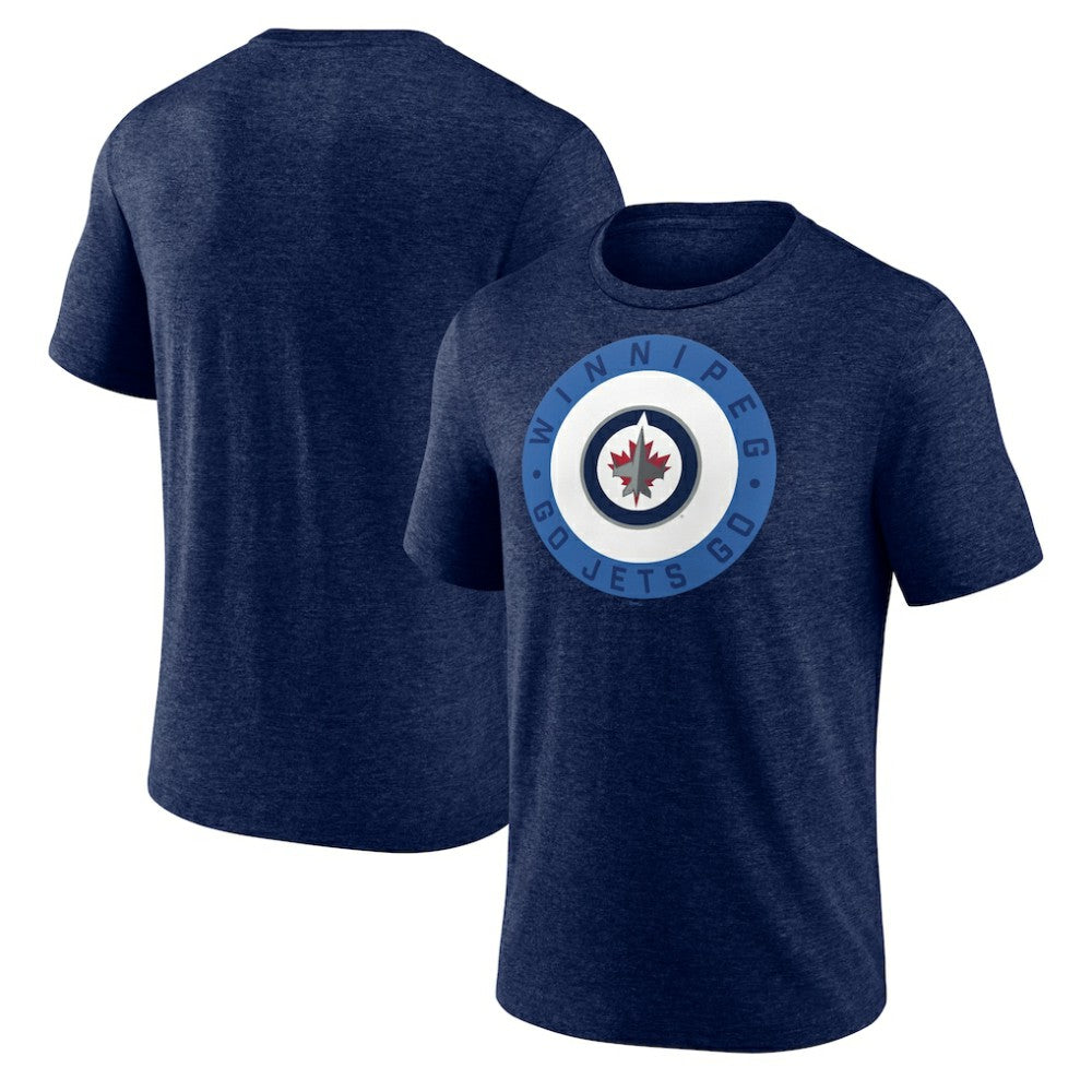 Winnipeg Jets Proclamation Tri-Blend T-Shirt - Navy | US 202545600