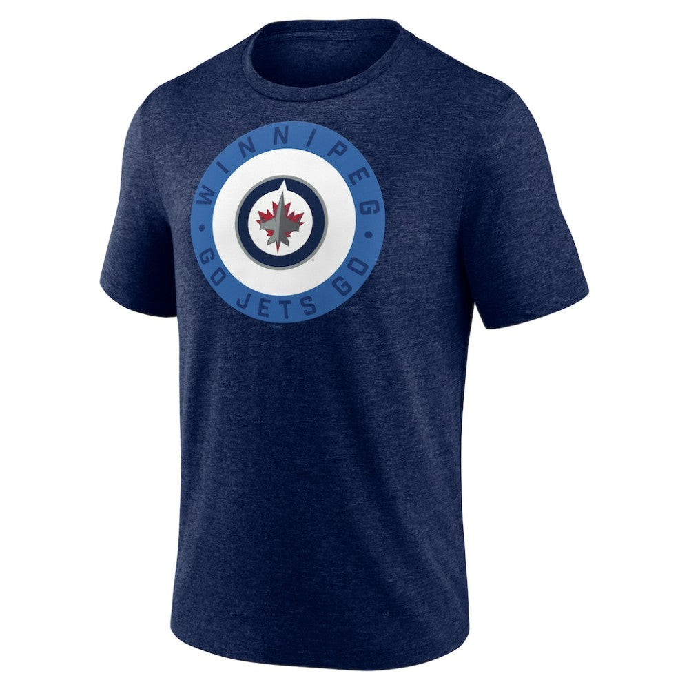 Winnipeg Jets Proclamation Tri-Blend T-Shirt - Navy | US 202545600