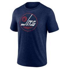 Winnipeg Jets Wheelhouse Tri-Blend T-Shirt - Navy | US 202545603