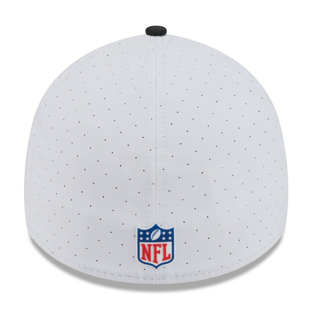 Atlanta Falcons New Era 2025 NFL Training Camp 39THIRTY Flex Hat - White/Black Hats
