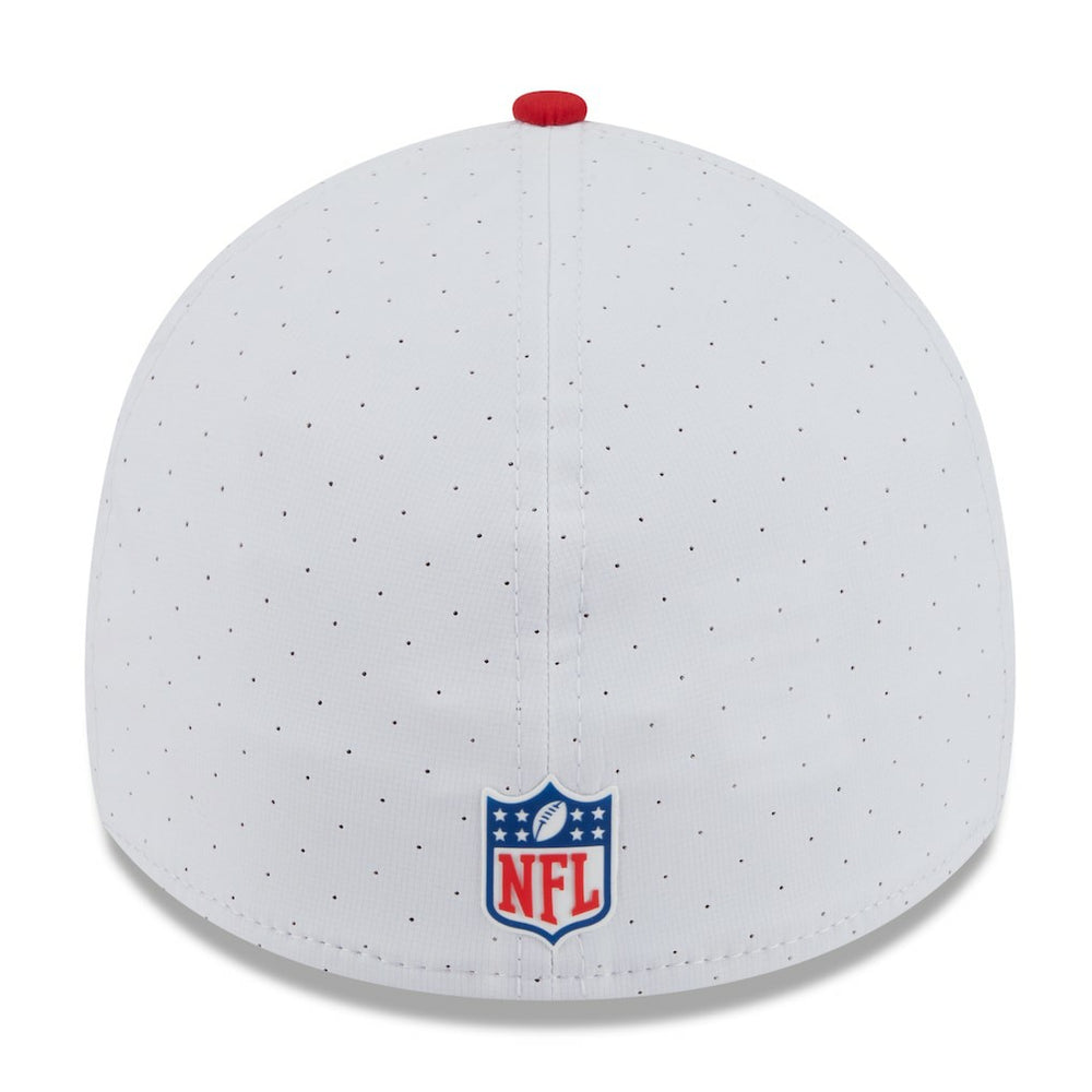 Buffalo Bills New Era 2025 NFL Training Camp Throwback Logo 39THIRTY Flex Hat - White/Red Hats