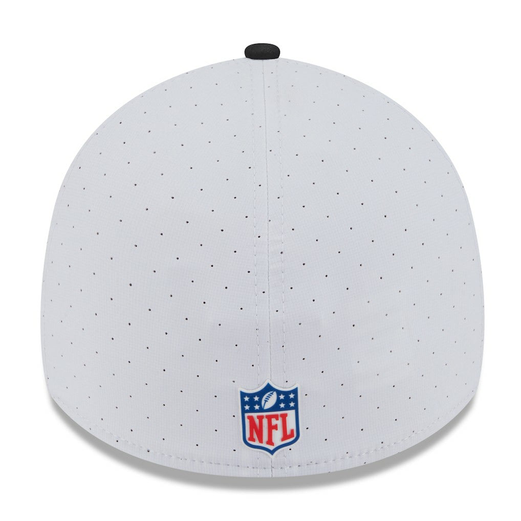Cincinnati Bengals New Era 2025 NFL Training Camp 39THIRTY Flex Hat - White/Black Hats