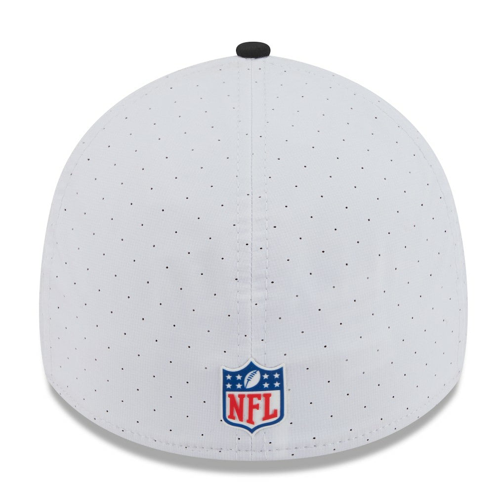 Cincinnati Bengals New Era 2025 NFL Training Camp 39THIRTY Flex Hat - White/Black Hats