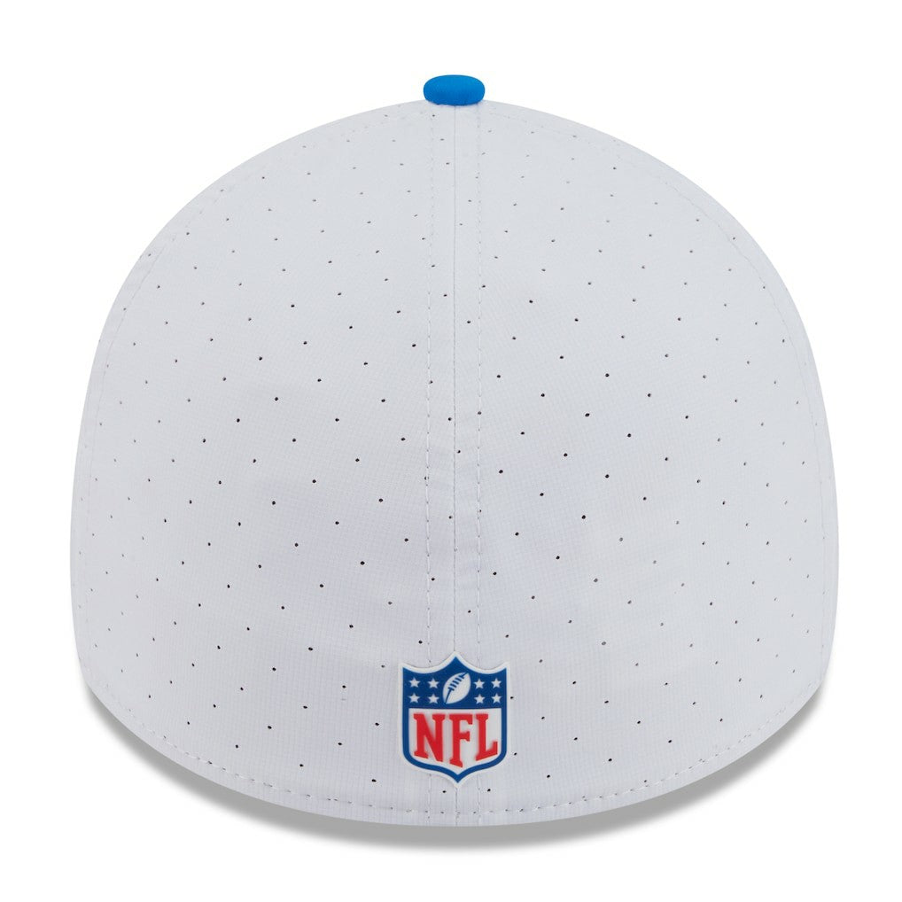 Detroit Lions New Era 2025 NFL Training Camp 39THIRTY Flex Hat - White/Blue Hats