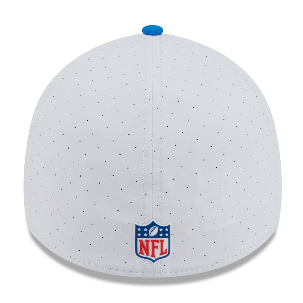Detroit Lions New Era 2025 NFL Training Camp 39THIRTY Flex Hat - White/Blue Hats