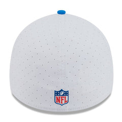 Detroit Lions New Era 2025 NFL Training Camp 39THIRTY Flex Hat - White/Blue Hats