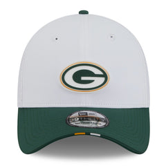 Green Bay Packers New Era 2025 NFL Training Camp 39THIRTY Flex Hat - White/Green Hats