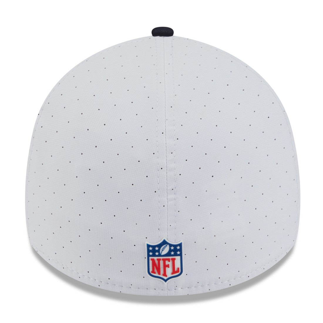 Houston Texans New Era 2025 NFL Training Camp 39THIRTY Flex Hat - White/Navy Hats