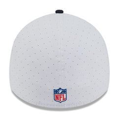 Houston Texans New Era 2025 NFL Training Camp 39THIRTY Flex Hat - White/Navy Hats