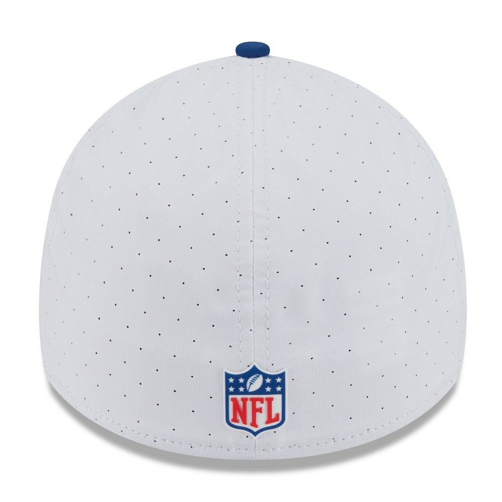 Indianapolis Colts New Era 2025 NFL Training Camp 39THIRTY Flex Hat - White/Royal Hats