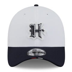 Houston Texans New Era 2025 NFL Training Camp 39THIRTY Flex Hat - White/Navy Hats