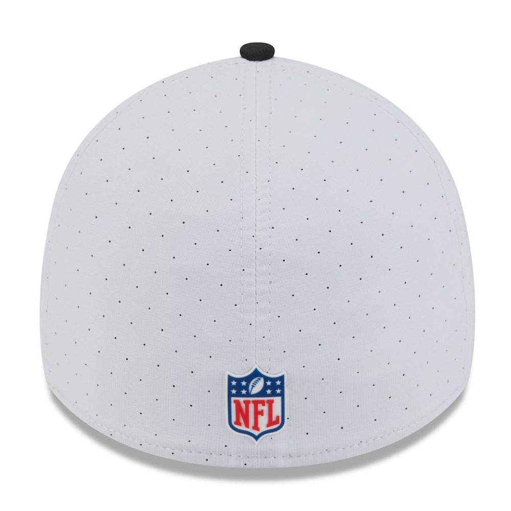 New Orleans Saints New Era 2025 NFL Training Camp 39THIRTY Flex Hat - White/Black Hats
