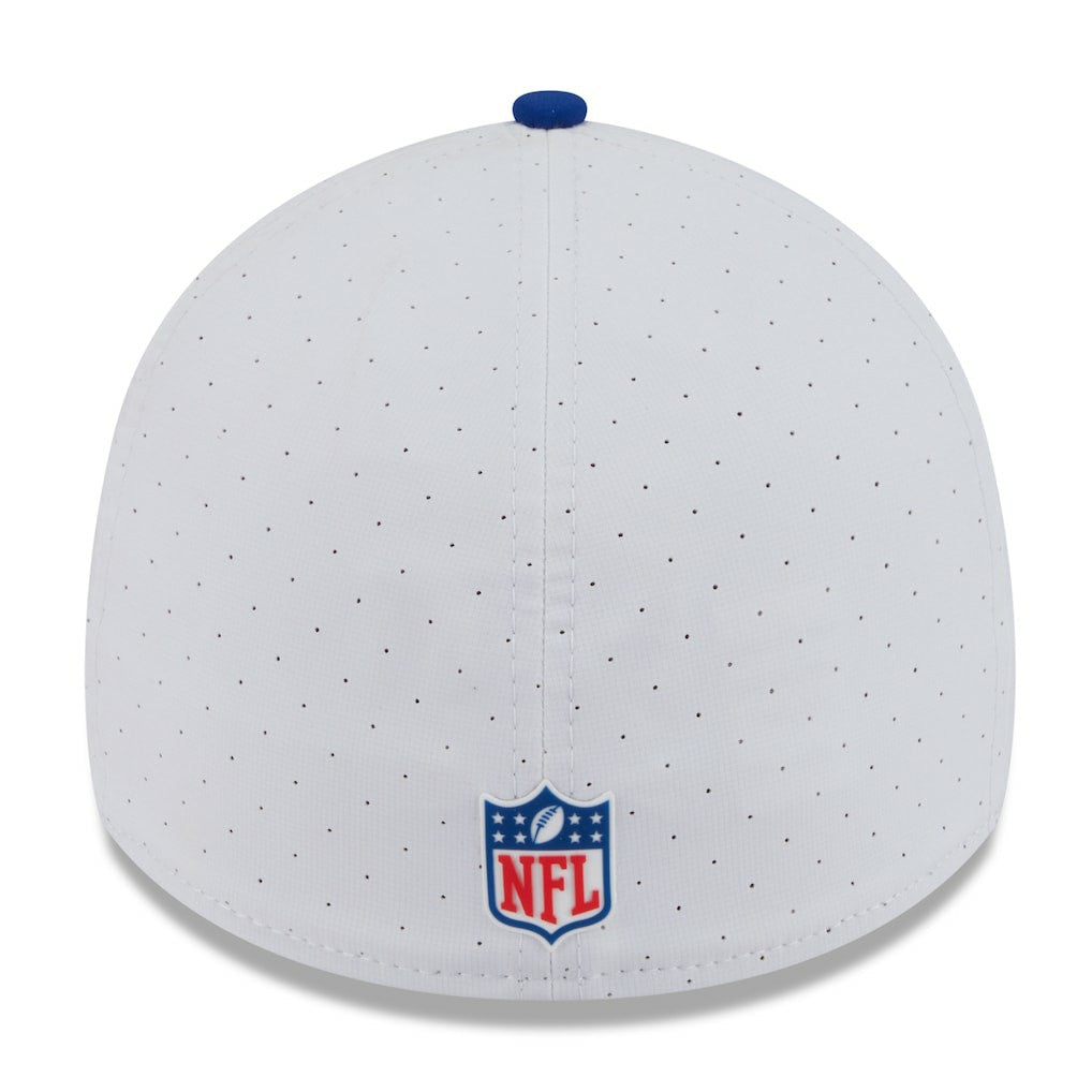 New York Giants New Era 2025 NFL Training Camp 39THIRTY Flex Hat - White/Royal Hats