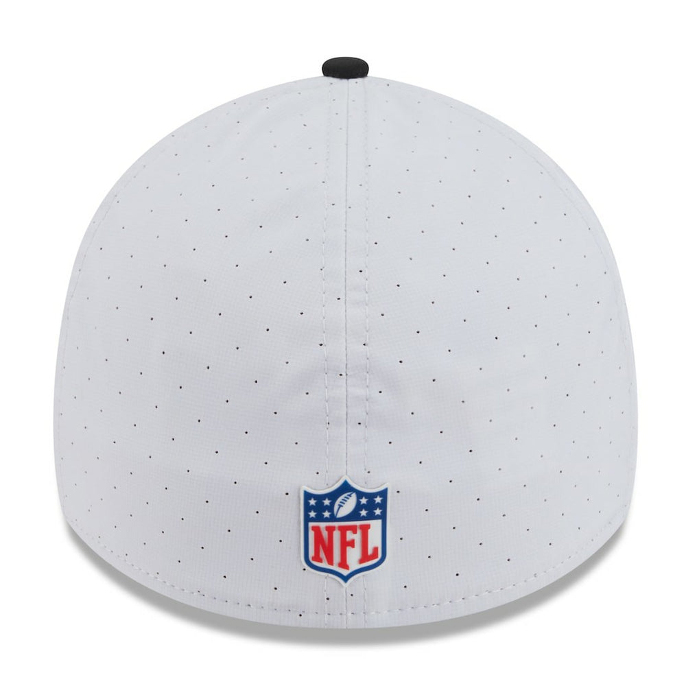 Pittsburgh Steelers New Era 2025 NFL Training Camp 39THIRTY Flex Hat - White/Black Hats