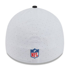 Pittsburgh Steelers New Era 2025 NFL Training Camp 39THIRTY Flex Hat - White/Black Hats