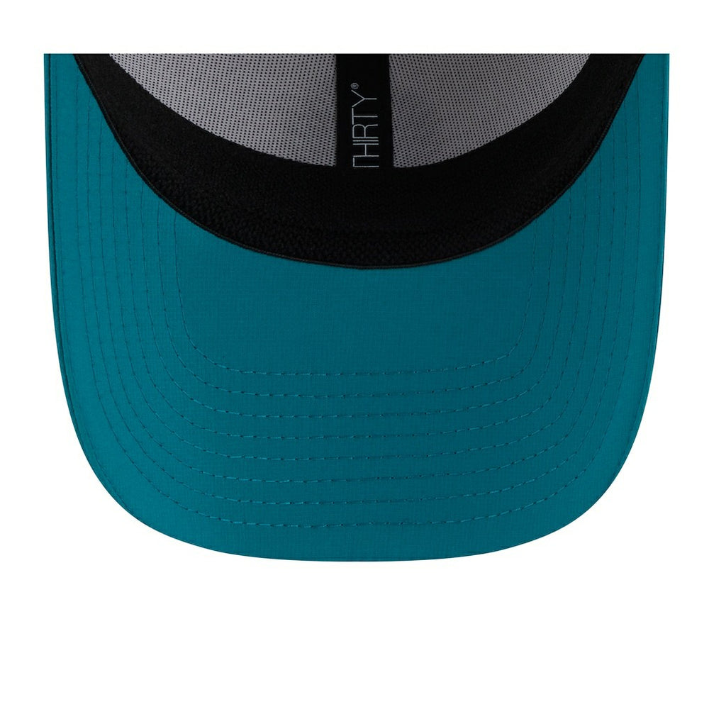 Miami Dolphins New Era 2025 NFL Training Camp Throwback Logo 39THIRTY Flex Hat - White/Aqua Hats
