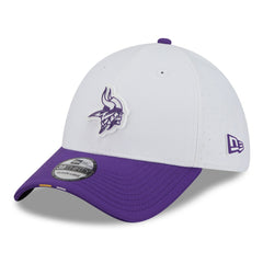 Minnesota Vikings New Era 2025 NFL Training Camp 39THIRTY Flex Hat - White/Purple Hats