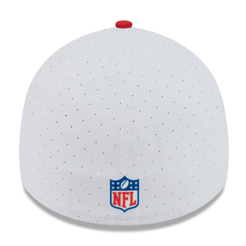 Kansas City Chiefs New Era 2025 NFL Training Camp 39THIRTY Flex Hat - White/Red Hats