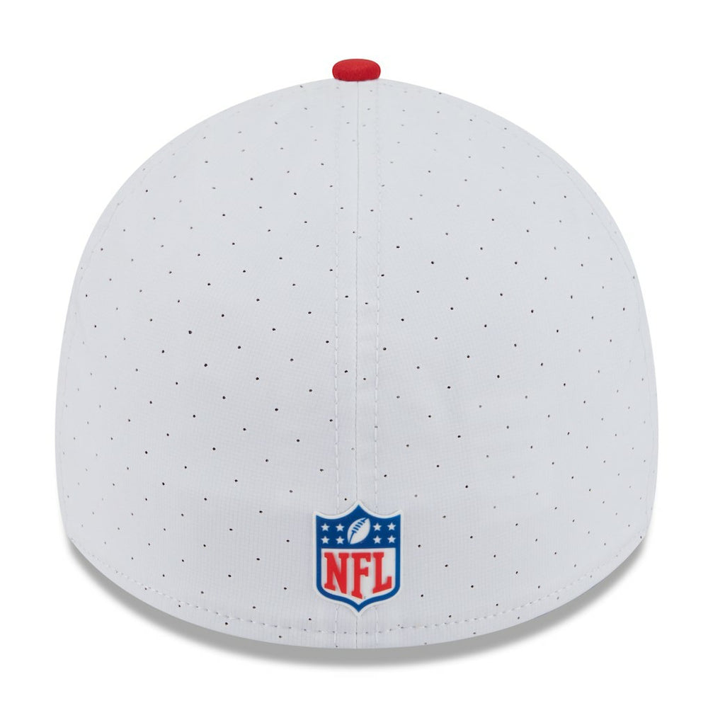 Kansas City Chiefs New Era 2025 NFL Training Camp 39THIRTY Flex Hat - White/Red Hats