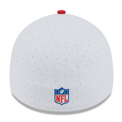 Kansas City Chiefs New Era 2025 NFL Training Camp 39THIRTY Flex Hat - White/Red Hats
