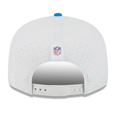 Detroit Lions New Era 2025 NFL Training Camp Split Panel 9FIFTY Snapback Hat - White/Blue Hats