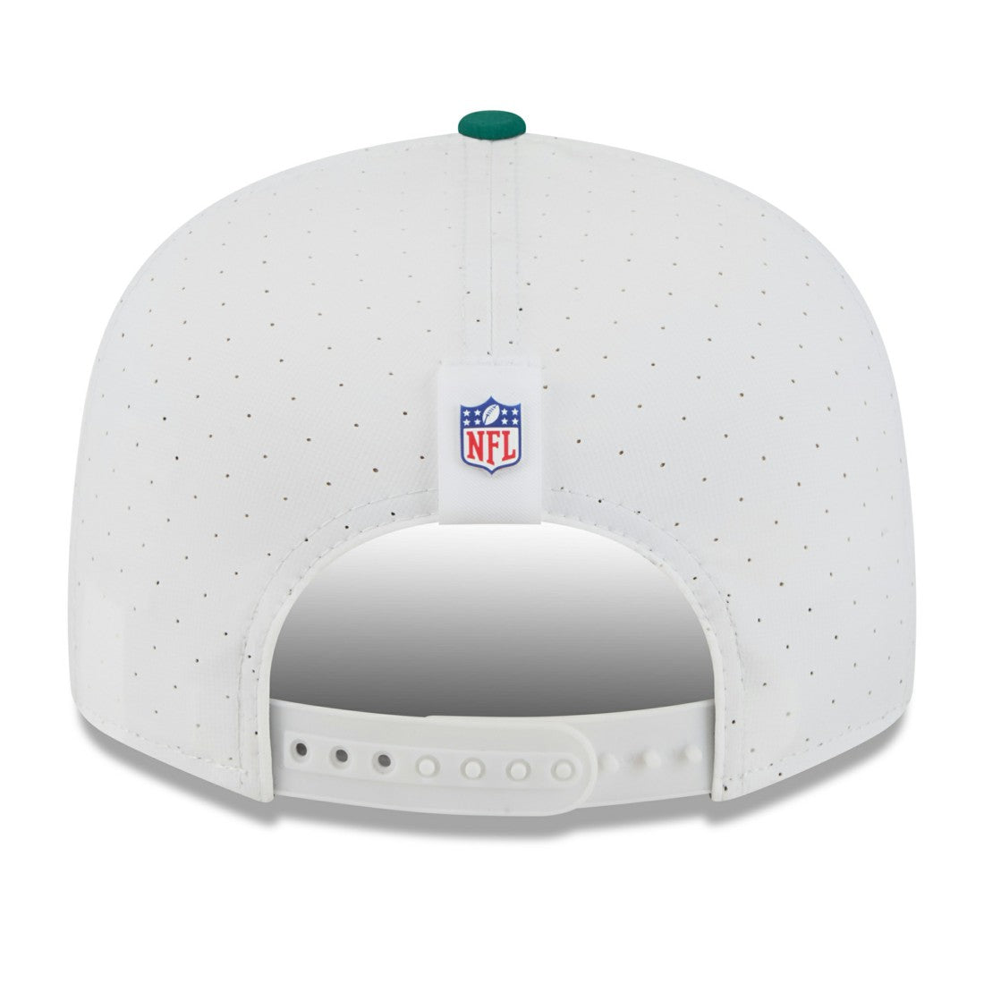 New York Jets New Era 2025 NFL Training Camp Split Panel 9FIFTY Snapback Hat - White/Green Hats