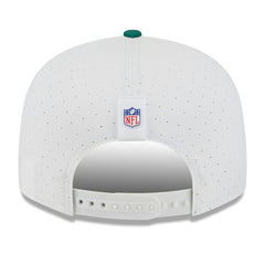 New York Jets New Era 2025 NFL Training Camp Split Panel 9FIFTY Snapback Hat - White/Green Hats