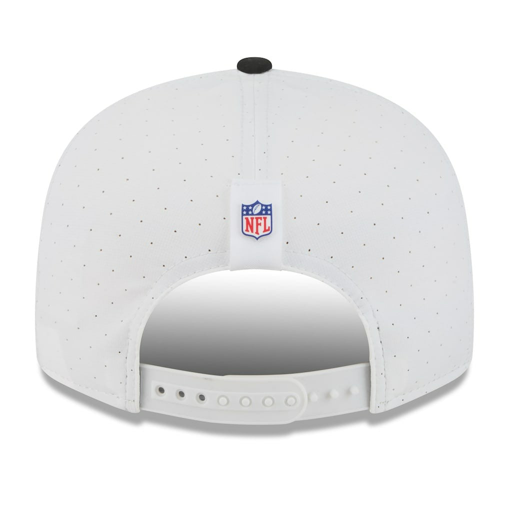 Pittsburgh Steelers New Era 2025 NFL Training Camp Split Panel 9FIFTY Snapback Hat - White/Black Hats