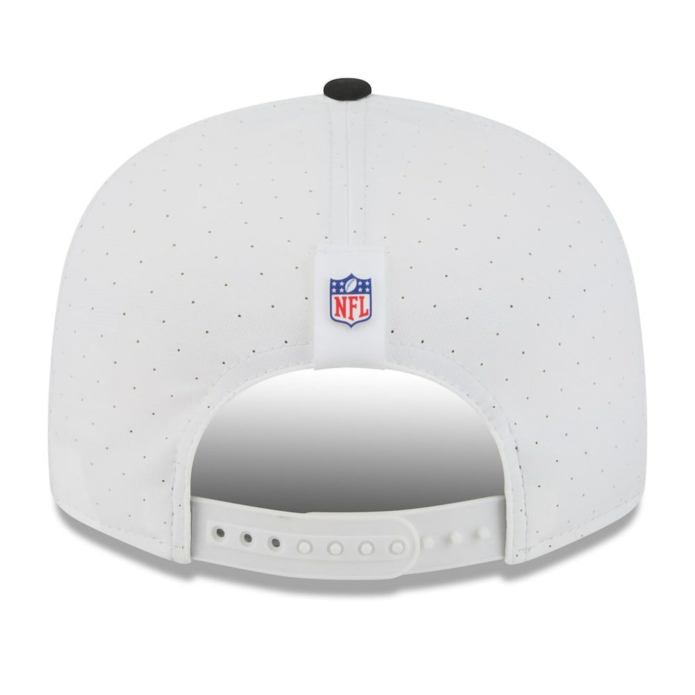 Pittsburgh Steelers New Era 2025 NFL Training Camp Split Panel 9FIFTY Snapback Hat - White/Black Hats