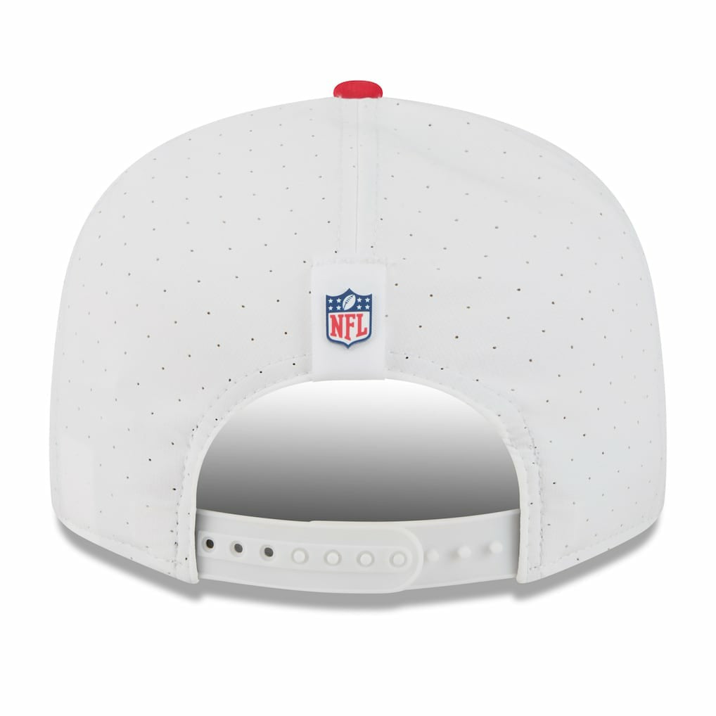 Kansas City Chiefs New Era 2025 NFL Training Camp Split Panel 9FIFTY Snapback Hat - White/Red Hats