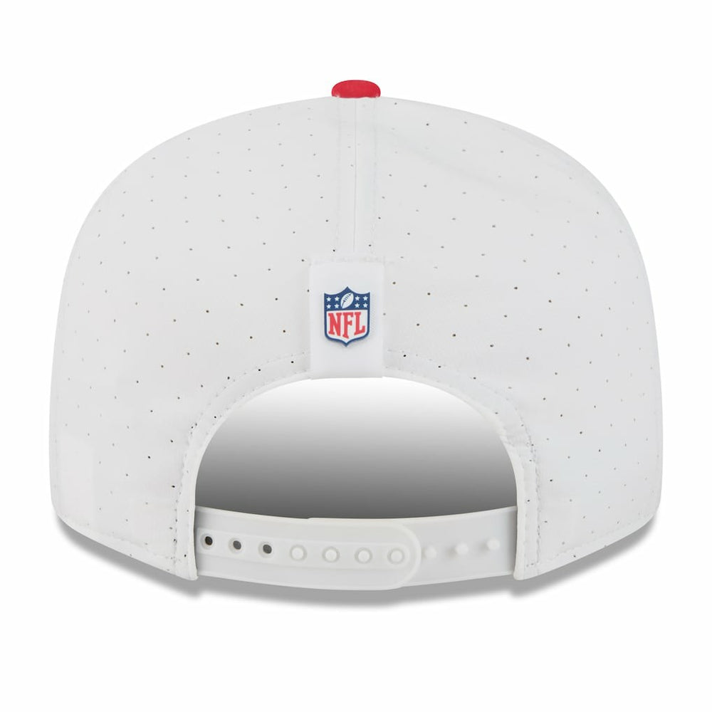 Kansas City Chiefs New Era 2025 NFL Training Camp Split Panel 9FIFTY Snapback Hat - White/Red Hats