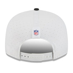 Jacksonville Jaguars New Era 2025 NFL Training Camp Split Panel 9FIFTY Snapback Hat - White/Black Hats