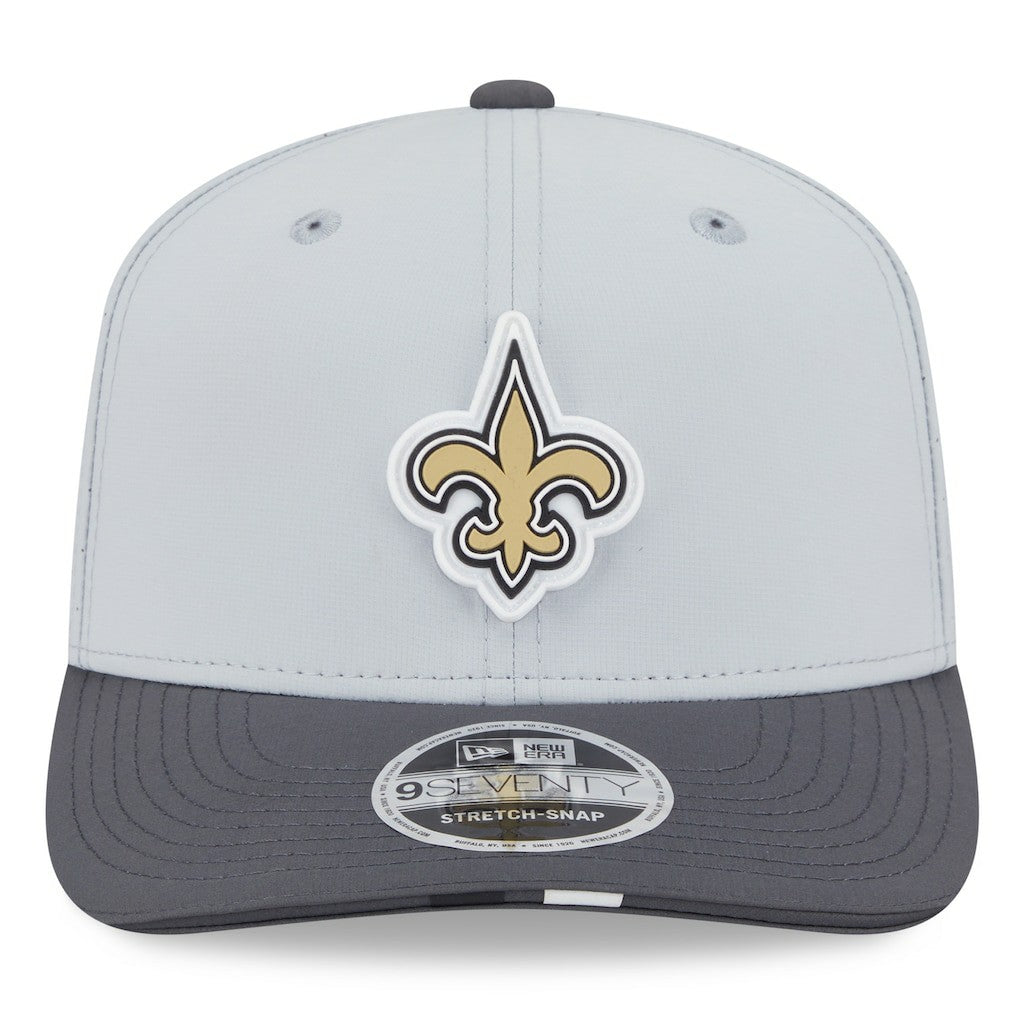 New Orleans Saints New Era 2025 NFL Training Camp 9SEVENTY Adjustable Hat - Gray/Graphite Hats