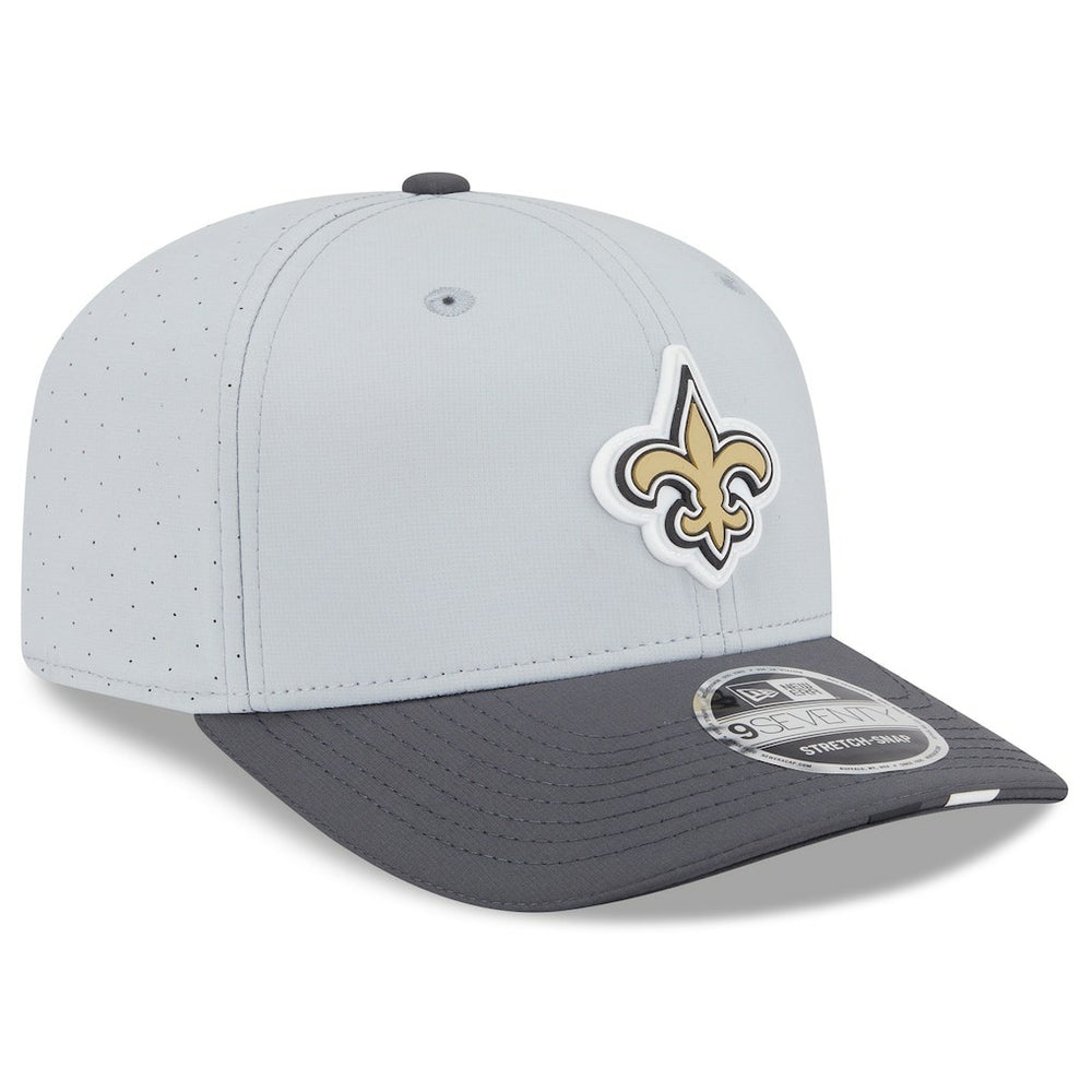 New Orleans Saints New Era 2025 NFL Training Camp 9SEVENTY Adjustable Hat - Gray/Graphite Hats