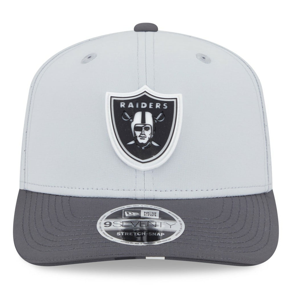 Las Vegas Raiders New Era 2025 NFL Training Camp 9SEVENTY Adjustable Hat - Gray/Graphite Hats