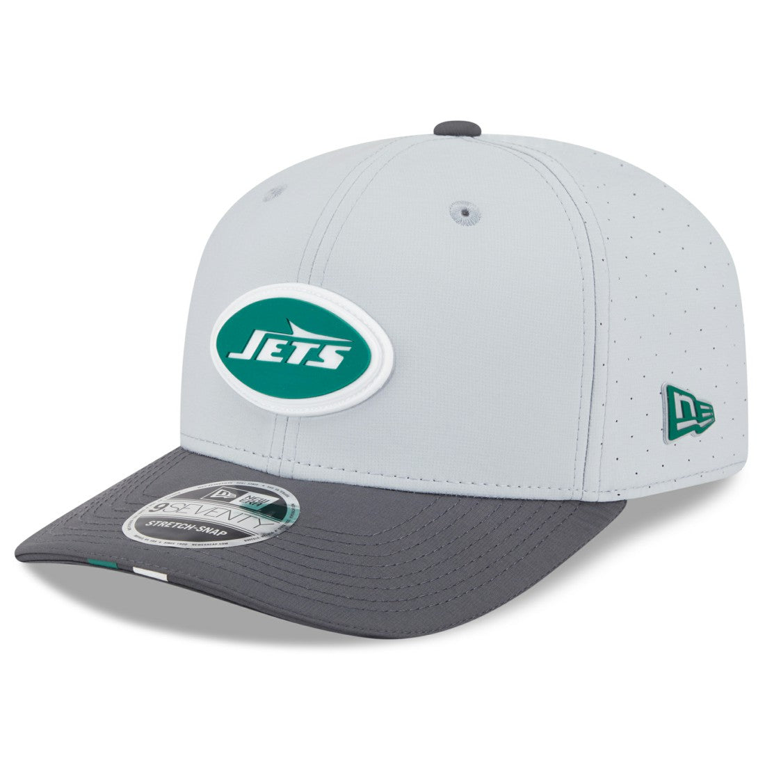 New York Jets New Era 2025 NFL Training Camp 9SEVENTY Adjustable Hat - Gray/Graphite Hats
