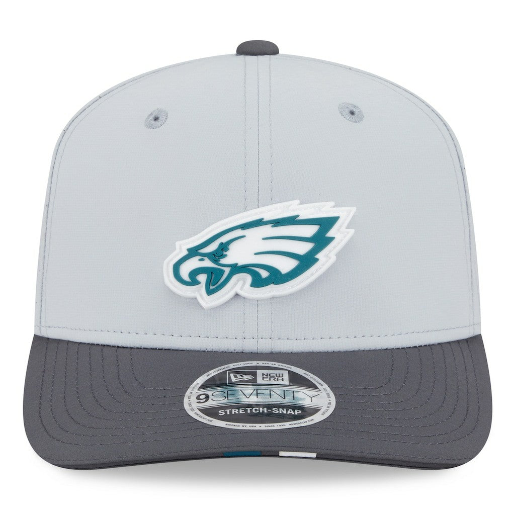 Philadelphia Eagles New Era 2025 NFL Training Camp 9SEVENTY Adjustable Hat - Gray/Graphite Hats