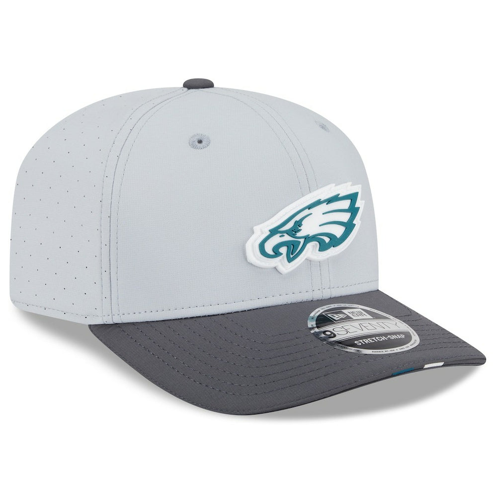 Philadelphia Eagles New Era 2025 NFL Training Camp 9SEVENTY Adjustable Hat - Gray/Graphite Hats
