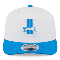 Detroit Lions New Era 2025 NFL Training Camp Throwback Logo 9SEVENTY Adjustable Hat - White/Blue Hats