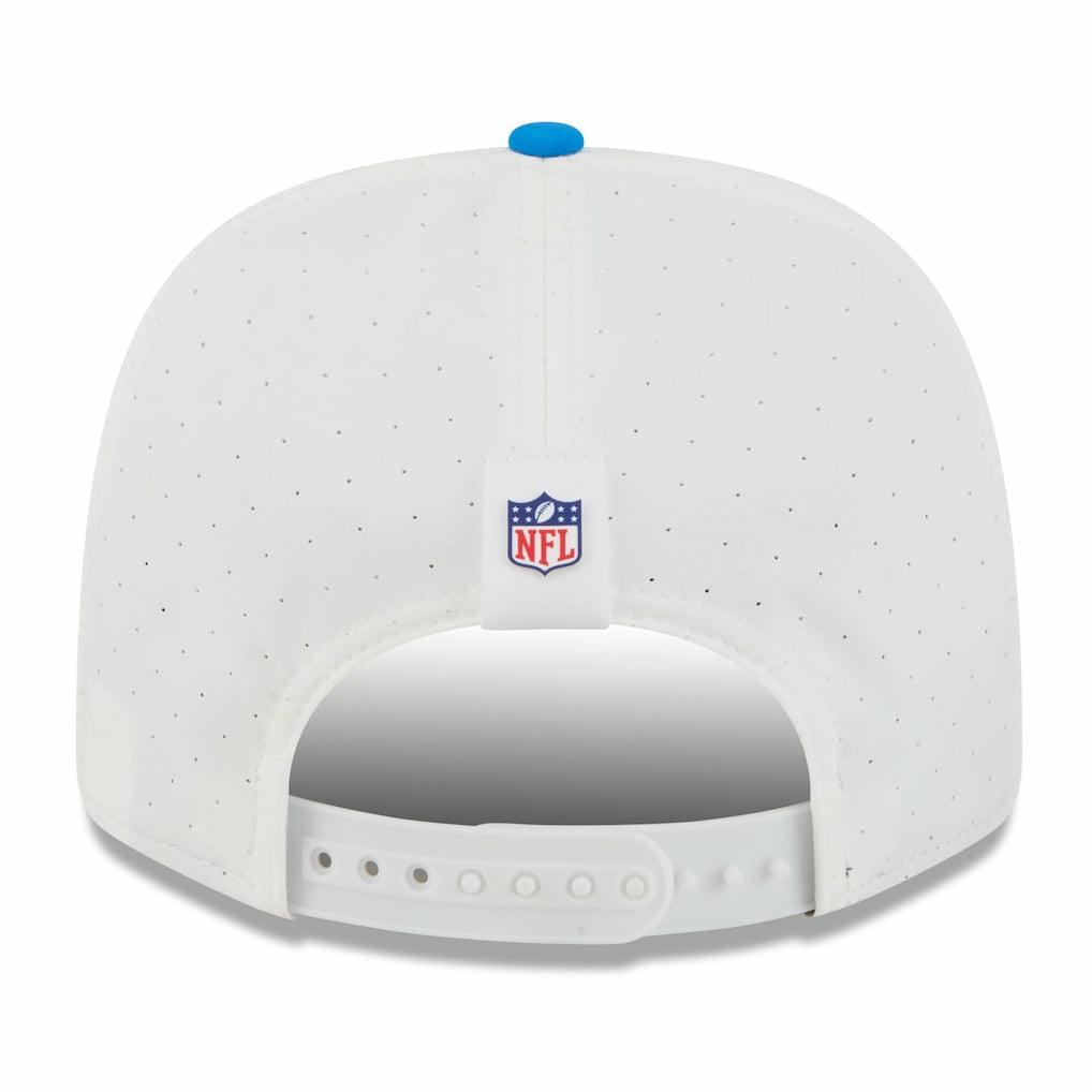 Detroit Lions New Era 2025 NFL Training Camp Throwback Logo 9SEVENTY Adjustable Hat - White/Blue Hats