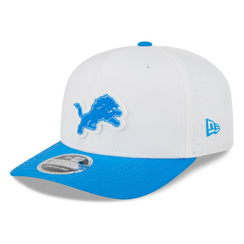 Detroit Lions New Era 2025 NFL Training Camp 9SEVENTY Adjustable Hat - White/Blue Hats