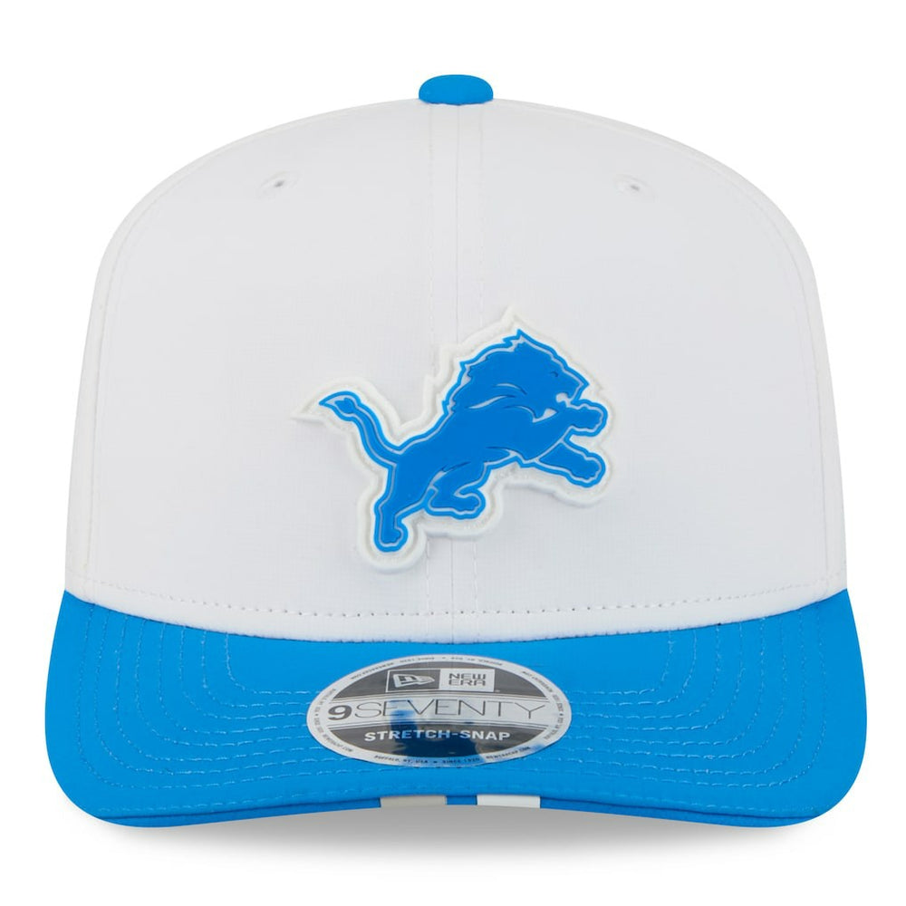 Detroit Lions New Era 2025 NFL Training Camp 9SEVENTY Adjustable Hat - White/Blue Hats