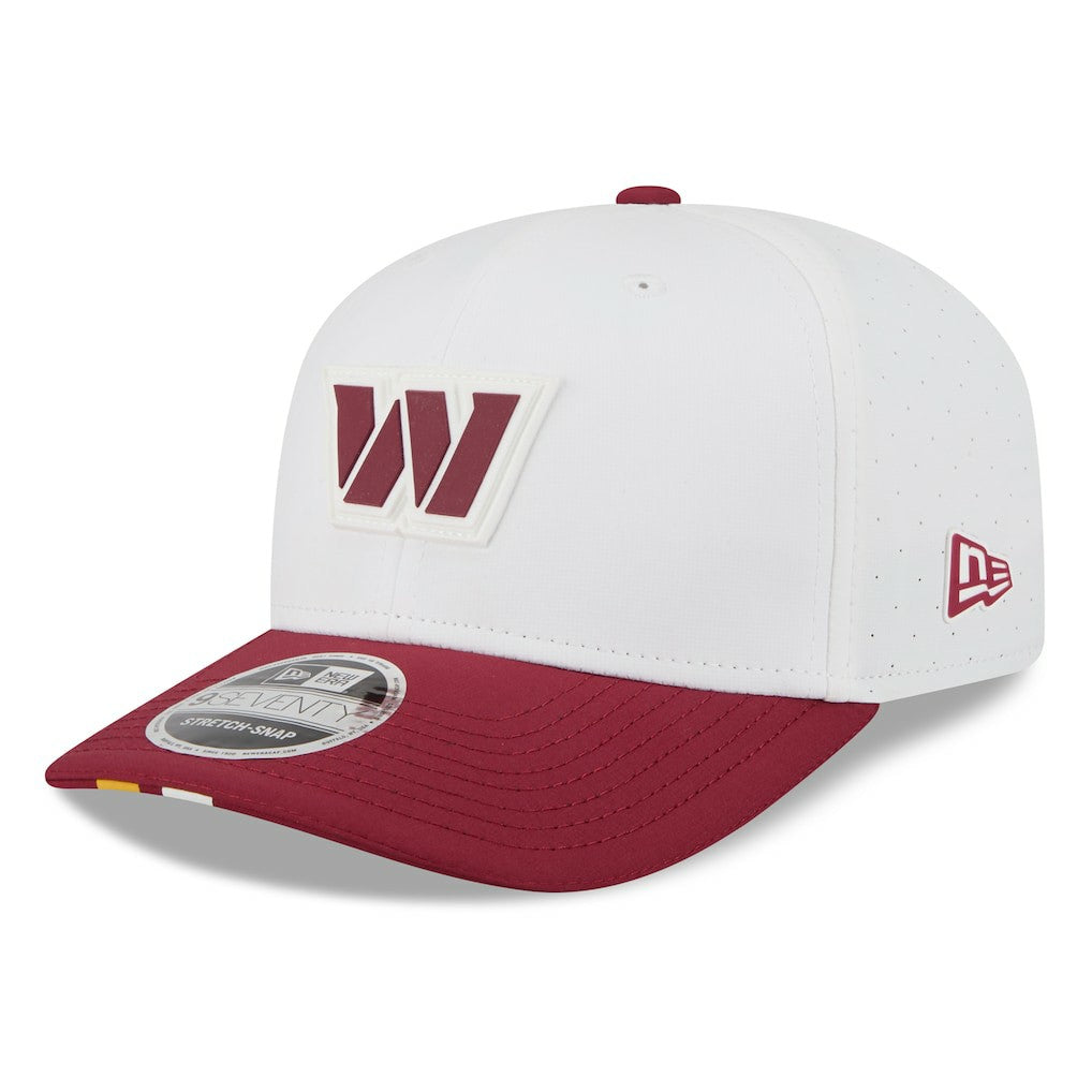Washington Commanders New Era 2025 NFL Training Camp 9SEVENTY Adjustable Hat - White/Burgundy Hats
