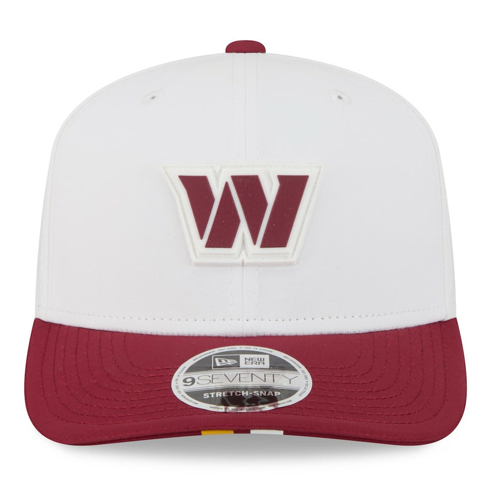 Washington Commanders New Era 2025 NFL Training Camp 9SEVENTY Adjustable Hat - White/Burgundy Hats