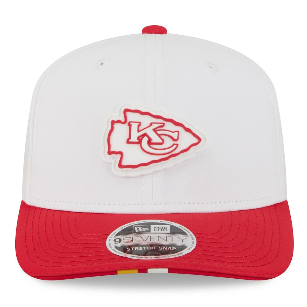 Kansas City Chiefs New Era 2025 NFL Training Camp 9SEVENTY Adjustable Hat - White/Red Hats