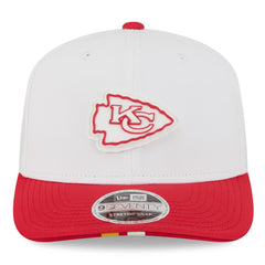Kansas City Chiefs New Era 2025 NFL Training Camp 9SEVENTY Adjustable Hat - White/Red Hats