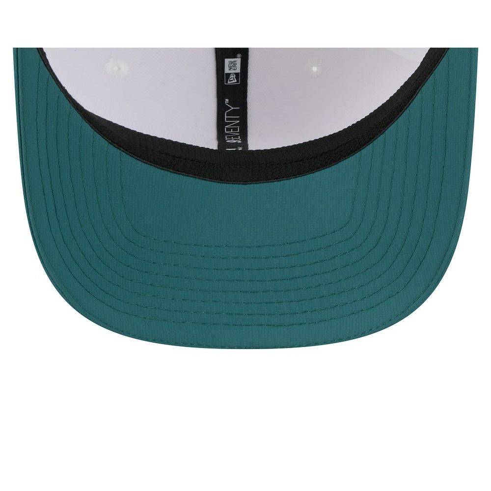 Philadelphia Eagles New Era 2025 NFL Training Camp 9SEVENTY Adjustable Hat - White/Midnight Green Hats