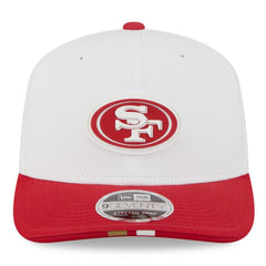 San Francisco 49ers New Era 2025 NFL Training Camp 9SEVENTY Adjustable Hat - White/Scarlet Hats