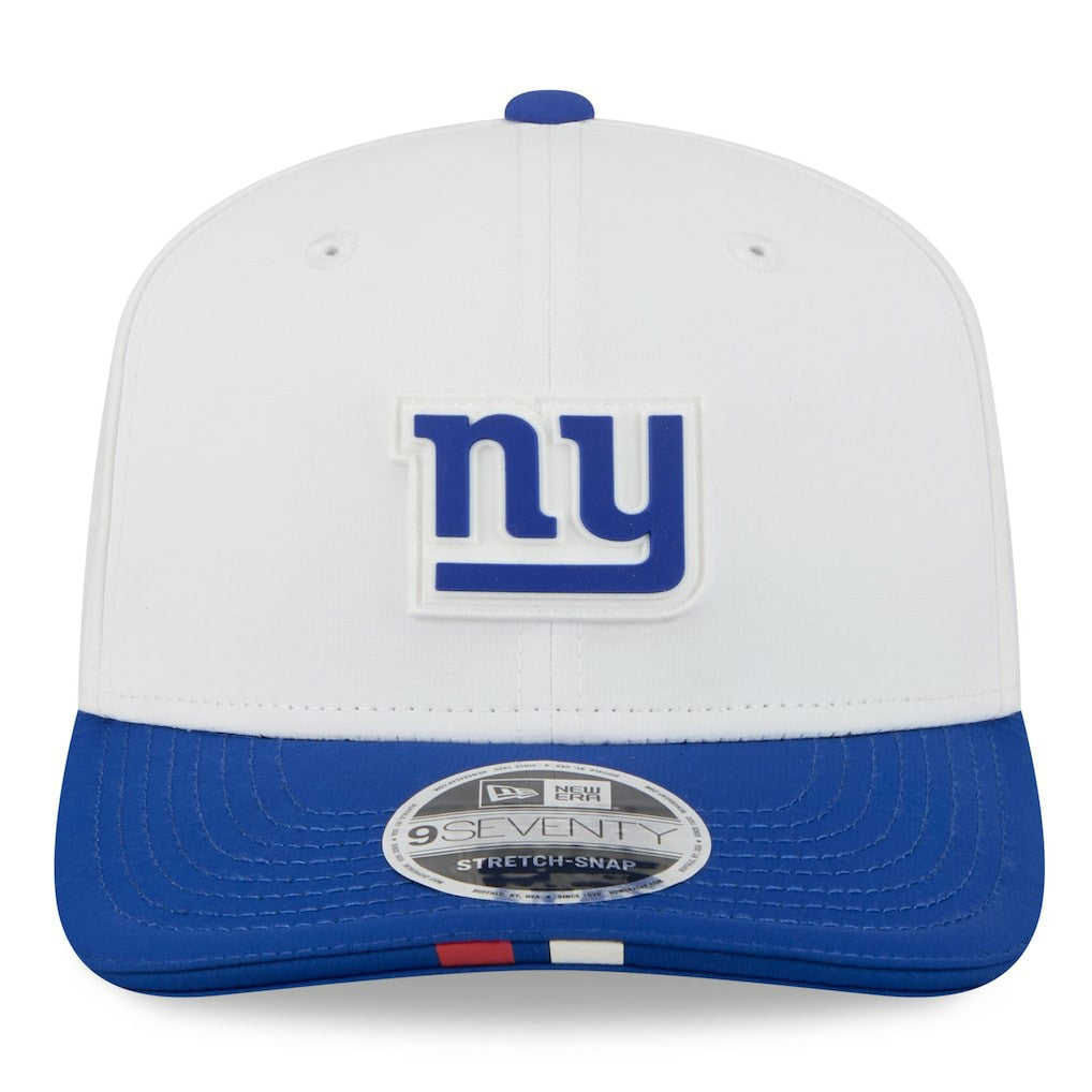 New York Giants New Era 2025 NFL Training Camp 9SEVENTY Adjustable Hat - White/Royal Hats