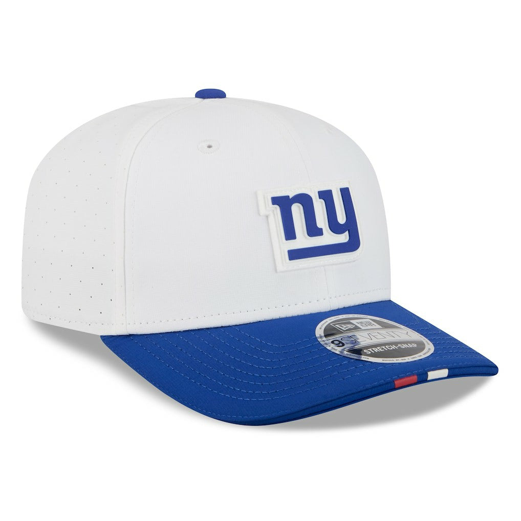 New York Giants New Era 2025 NFL Training Camp 9SEVENTY Adjustable Hat - White/Royal Hats